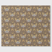 Papier Cadeau Boho Brown Moth (Plat)