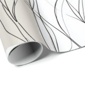 Papier Cadeau Boho Colorful Daisy Flower Wrapping Paper (Coin rond)