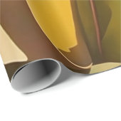 Papier Cadeau Boho du désert de Cactus (Coin rond)