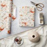 Papier Cadeau Boho Floral Greenery Botanical<br><div class="desc">Créez un papier d'emballage personnalisé et un emballage cadeau personnalisé pour toutes les occasions. Lorsque vous donnez un cadeau emballé dans du papier d'emballage personnalisé, il est sûr de mettre un sourire sur le visage de chacun! Doté d'un beau motif floral doré. Ajoutez votre libellé personnalisé à cette conception à...</div>