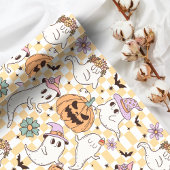 Papier Cadeau Boho Ghosts & Halloween Citrouille