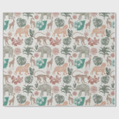 Papier Cadeau Boho Jungle Safari (Plat)