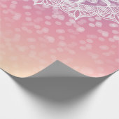 Papier Cadeau Boho Mandala Sunset Ombre (Coin)