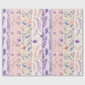 Papier Cadeau Boho mignon Pastel (Plat)