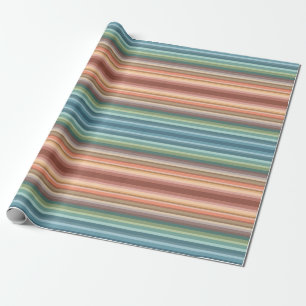 Papier Cadeau Boho Modern Chic Stripes