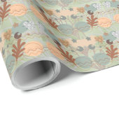 Papier Cadeau Boho modern geometric wallpaper (Coin rond)