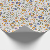 Papier Cadeau Boho motif 01,w (Coin)