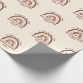 Papier Cadeau Boho Rainbow La Santé Mentale Soit Conforme À Votr (Coin)