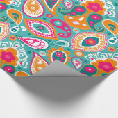 Papier Cadeau Boho Retro des années 60 les années 70 (Coin)