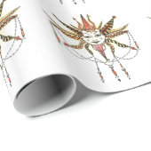 Papier Cadeau Boho Soleil (Coin rond)