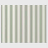 Papier Cadeau Boho Stripe Striped Neutral Minimalist Beige Sage (Plat)