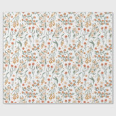 Papier Cadeau Boho Wildflower (Plat)