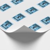 Papier Cadeau Bohrium (Bh) – Collection ATOMIVRA™ (Coin)