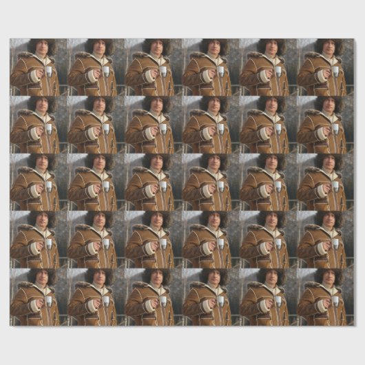 Papier Cadeau Boire de Poutine ! (Plat)