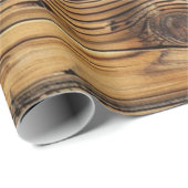 Papier Cadeau Bois (Coin rond)