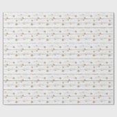 Papier Cadeau Bois Blanc Faux (Plat)
