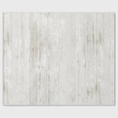 Papier Cadeau Bois blanc rustique (Plat)