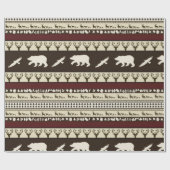 Papier Cadeau Bois d'automne (Plat)