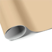 Papier Cadeau Bois de chauffage (couleur solide) (Coin rond)