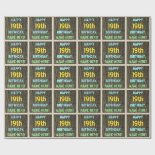 Papier Cadeau Bois de Faux, regard peint des textes, 19ème