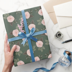 Papier Cadeau Bois de rose vintage