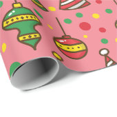 Papier Cadeau Bois d'hiver (Coin rond)