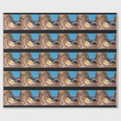 PAPIER CADEAU BOIS DUCK (Plat)