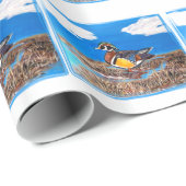 PAPIER CADEAU BOIS DUCK (Coin rond)