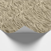 Papier Cadeau Bois Grain Board Français Chêne Vin Barre cadeau e (Coin)