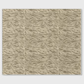 Papier Cadeau Bois Grain Board Français Chêne Vin Barre cadeau e (Plat)