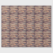 Papier Cadeau Bois planches design brun (Plat)
