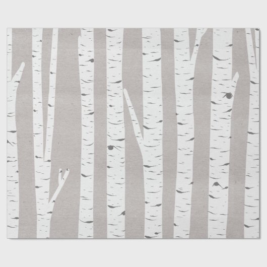 Papier Cadeau Bois rustique (Plat)