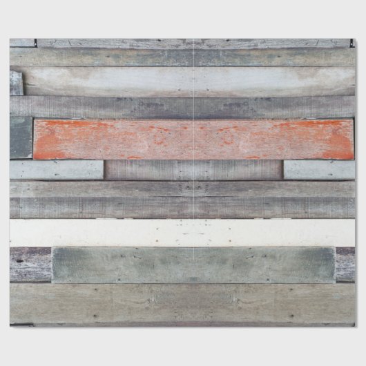 Papier Cadeau Bois rustique (Plat)