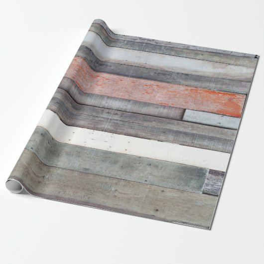 Papier Cadeau Bois rustique (Déroulé)