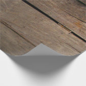 Papier Cadeau Bois rustique (Coin)