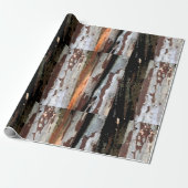 Papier Cadeau Bois rustique 1 (Déroulé)