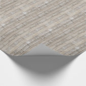 Papier Cadeau Bois rustique léger (Coin)