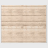 Papier Cadeau Bois Tan Rustique (Plat)