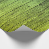 Papier Cadeau bois vert (Coin)
