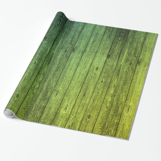 Papier Cadeau bois vert (Déroulé)