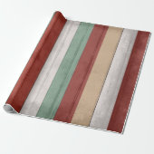 Papier Cadeau Bois Vintage rustique (Déroulé)