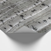 Papier Cadeau Boiseries, noir & blanc (Coin)