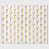 Papier Cadeau boisson de cocktail de fruits tropicaux (Plat)