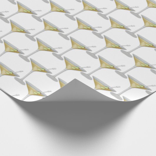 Papier Cadeau Boisson Martini (Coin)
