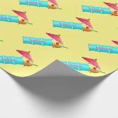 Papier Cadeau Boisson tropicale boisson colorée été cocktail haw (Coin)