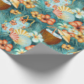 Papier Cadeau Boissons de noix de coco (Coin)