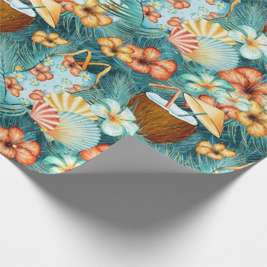 Papier Cadeau Boissons de noix de coco (Coin)