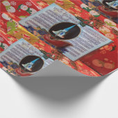 Papier Cadeau Boîte à musique de Noël (Coin)