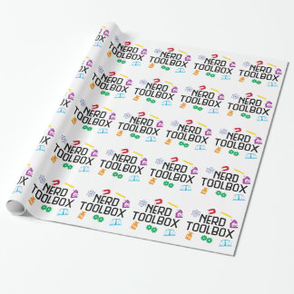Papier Cadeau Boîte à outils nerd