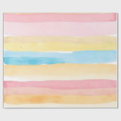 Papier Cadeau Boîte-cadeau colorée d'été (Plat)